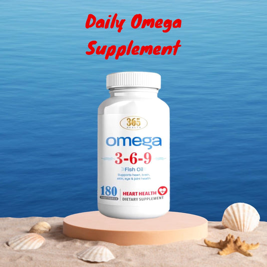 Omega 3-6-9 softgels with fish oil