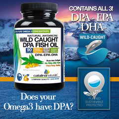 Nutrition facts panel for omega-3 fish oil