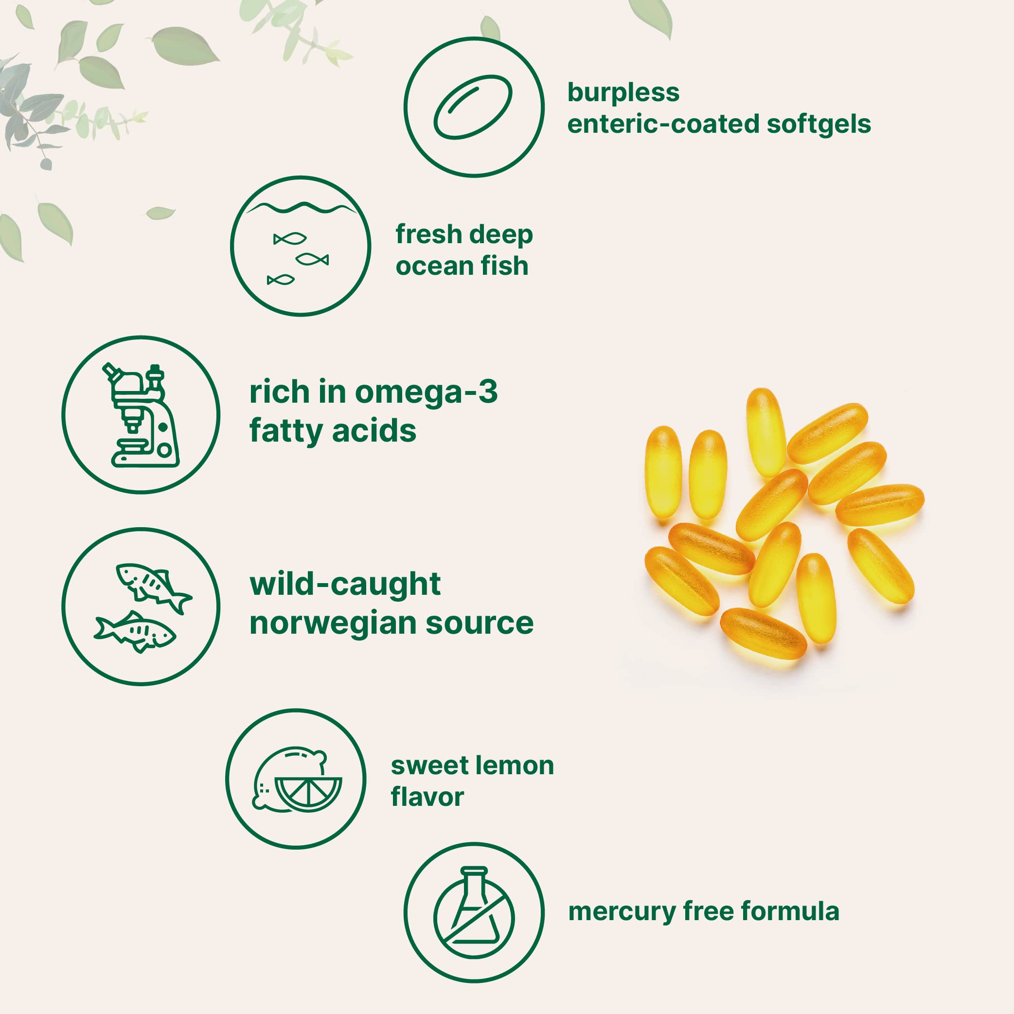 Wild-caught Norwegian ocean source for omega-3 fish oil