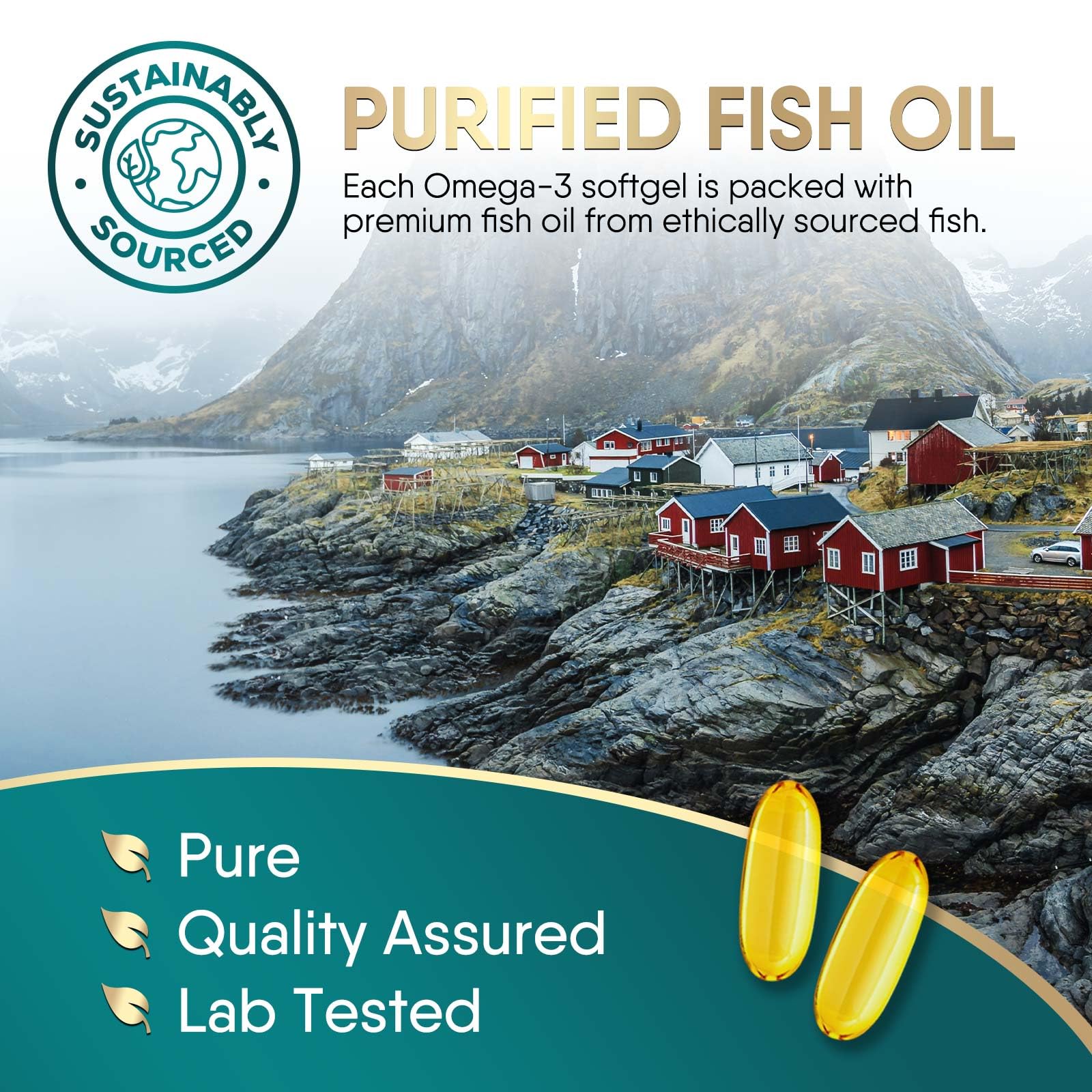 Back label showing ingredients and certifications