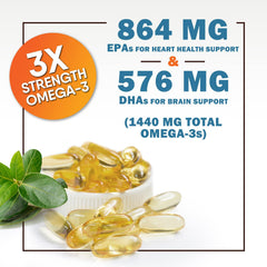 Burpless lemon-flavored Omega 3 softgels