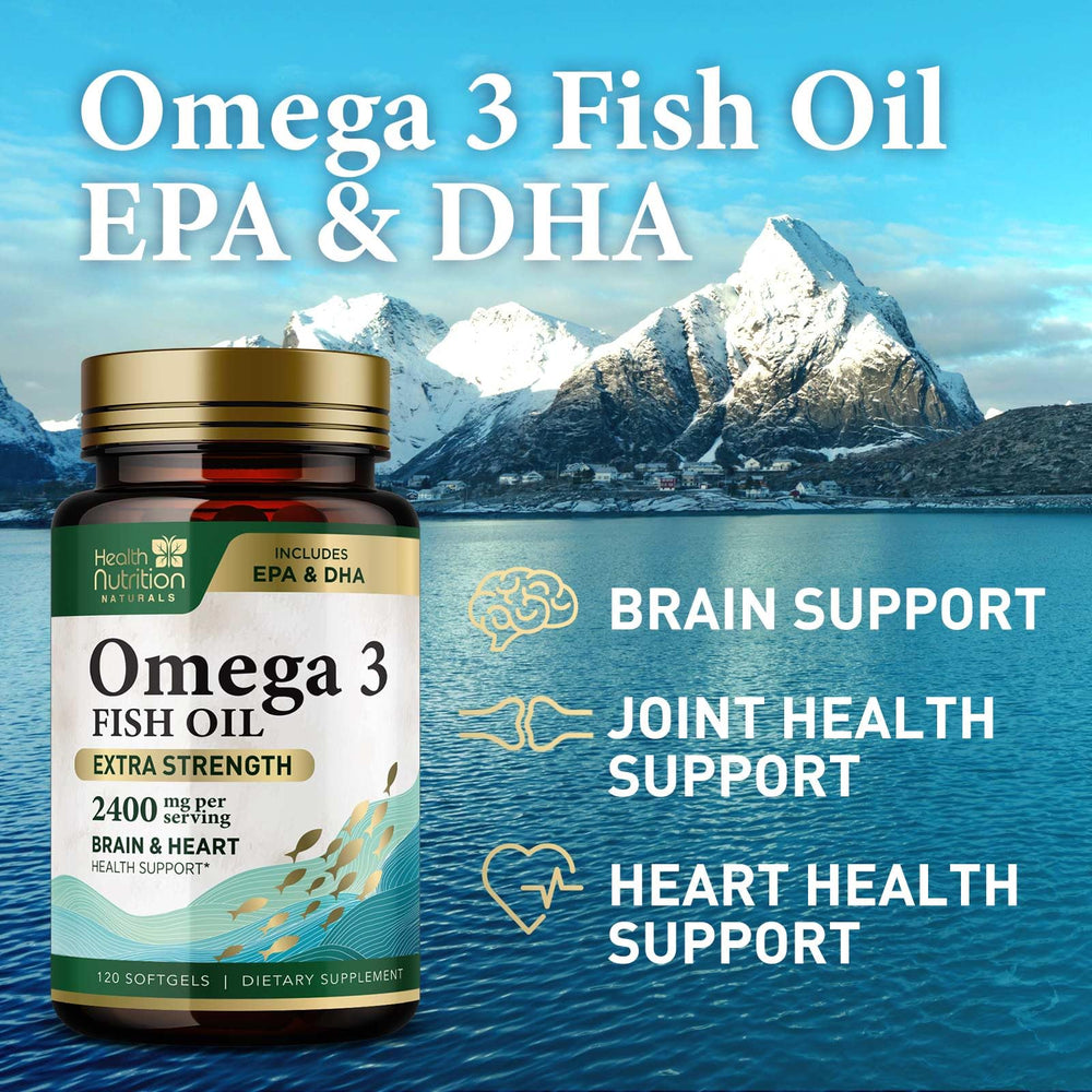 Wild-caught sardine source for Omega-3 Fish Oil 2400 mg