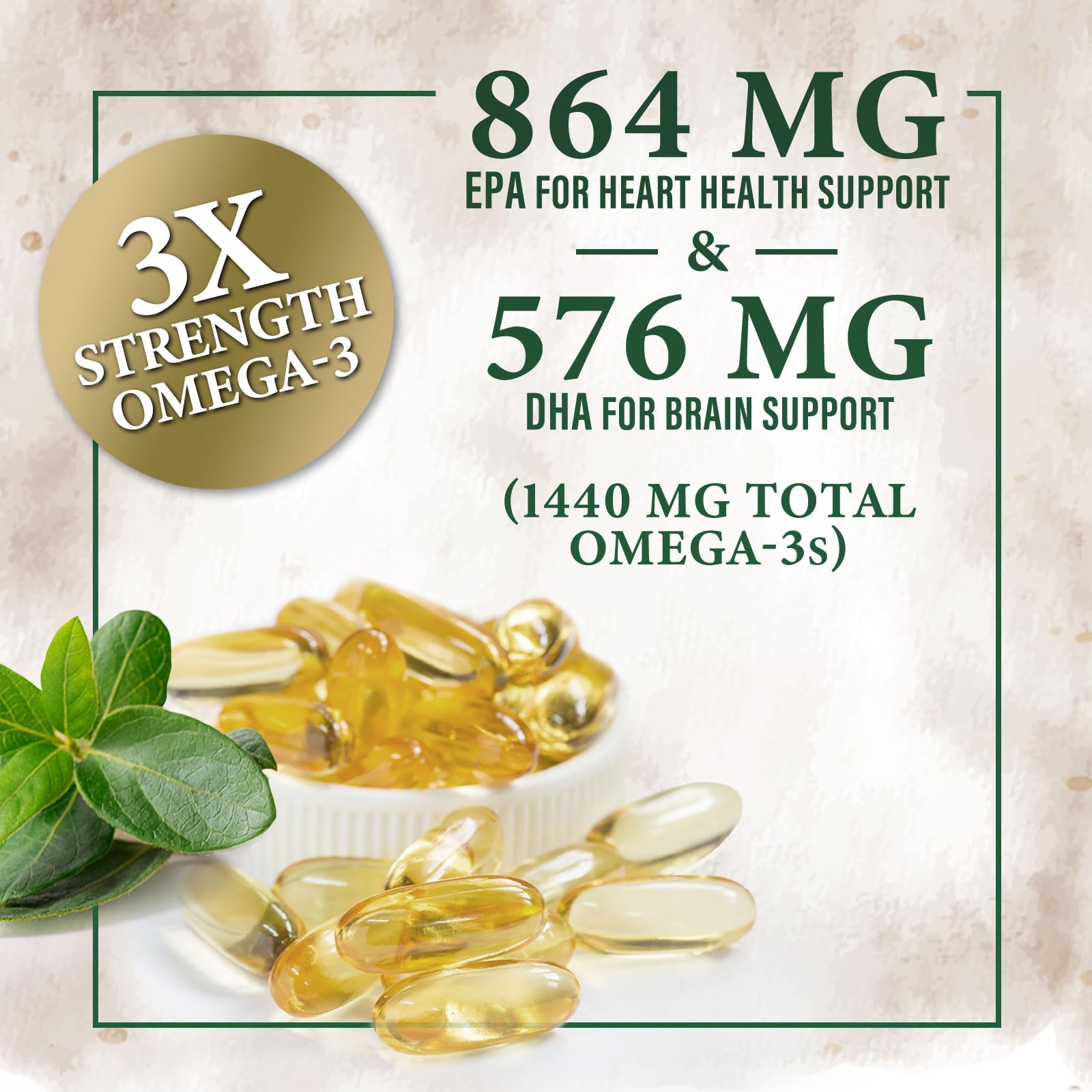 Close-up of 2400mg per serving on bottle label