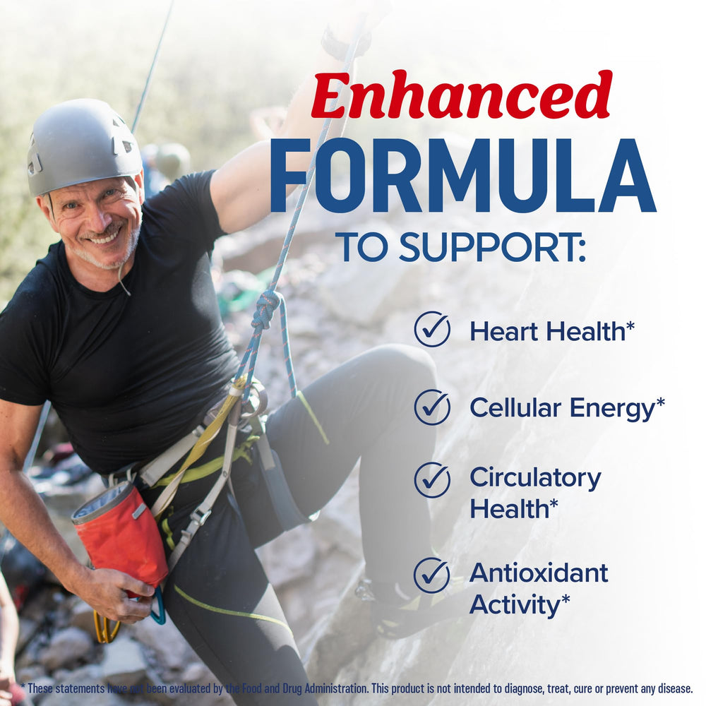 Heart health and energy concept with Omega-3 bottle