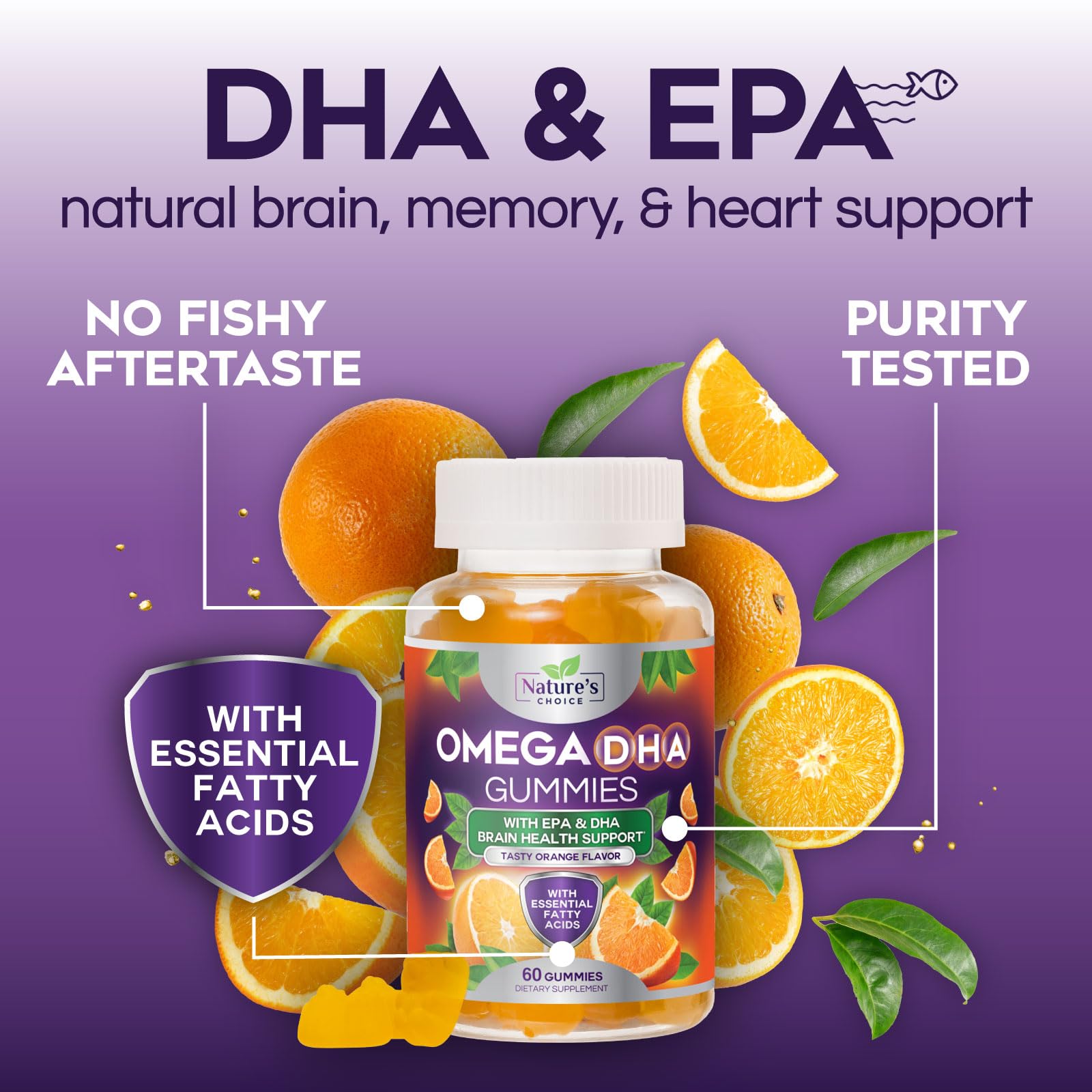 Omega-3 Fish Oil Gummies bottle with label