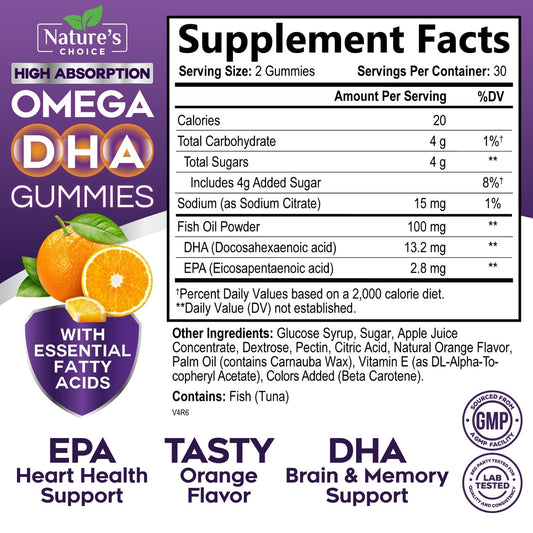 Front packaging of Omega-3 Fish Oil Gummies