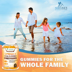 Packaging box of 120 Omega 3 Fish Oil Gummies