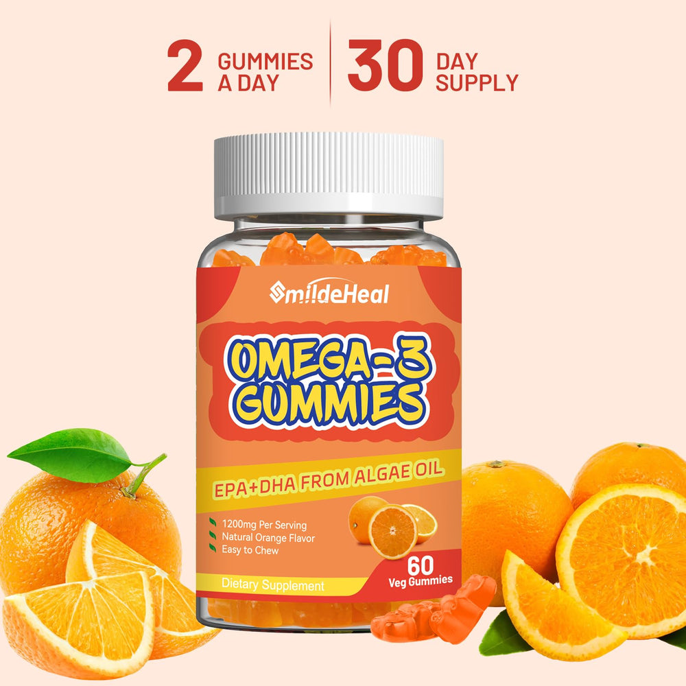 Healthy benefits of Omega-3 gummies for heart brain joints