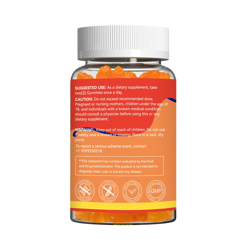 Vegan burpless Omega-3 gummies suitable for adults and kids