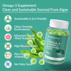 Ingredient panel featuring CoQ10 and vitamins D3, E, and C