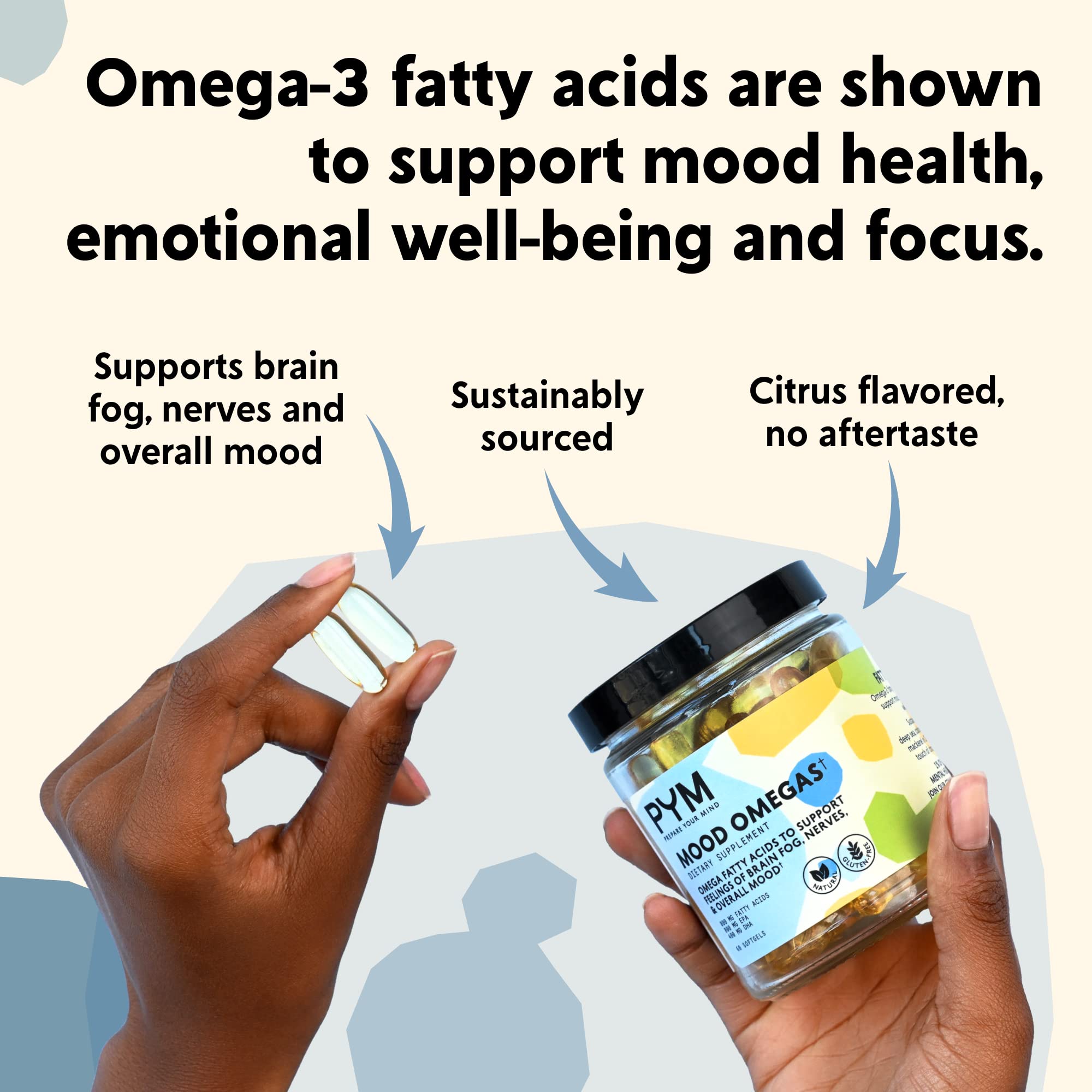 Gluten-free omega-3 capsules