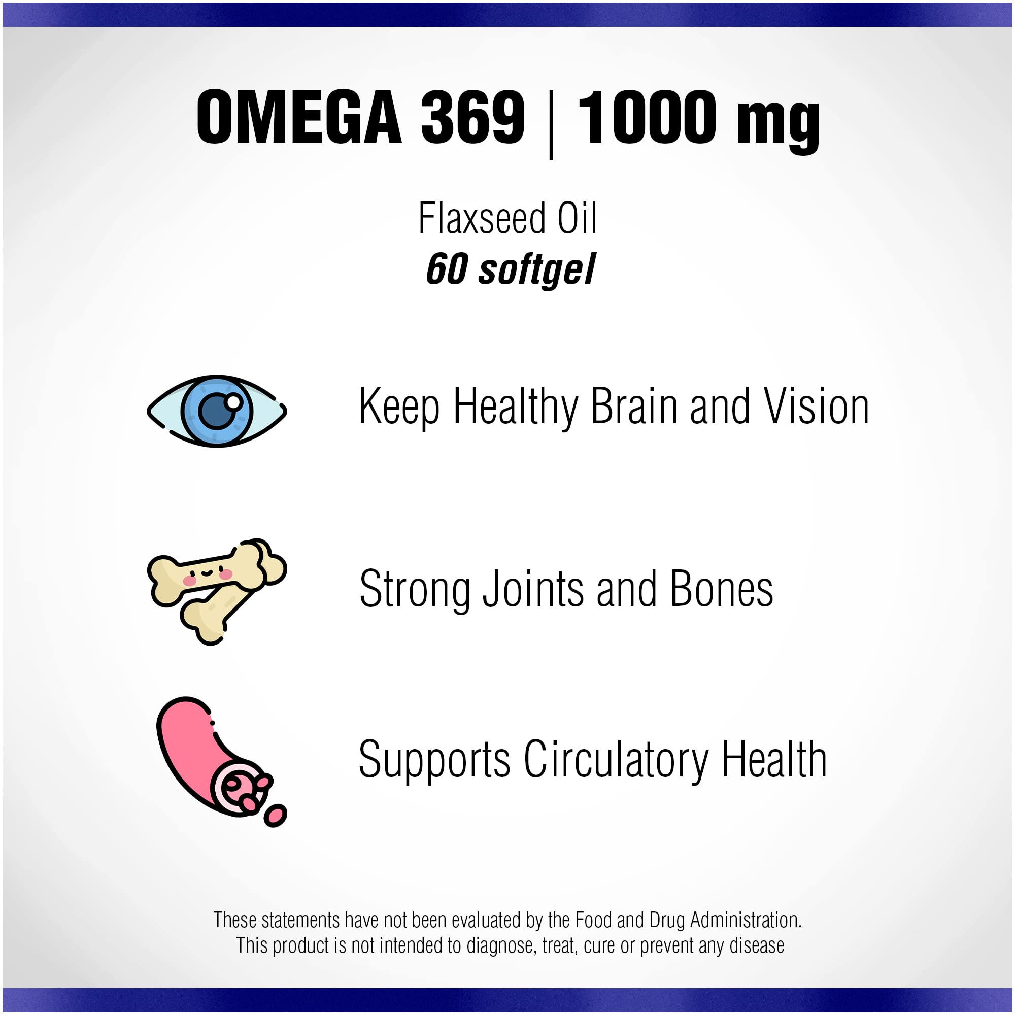 Product label showing Omega 3-6-9 flaxseed oil details