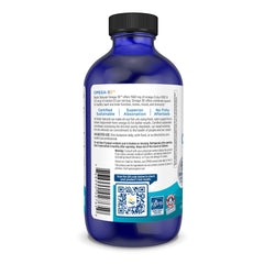 Nutrition facts panel for Omega-3D Lemon