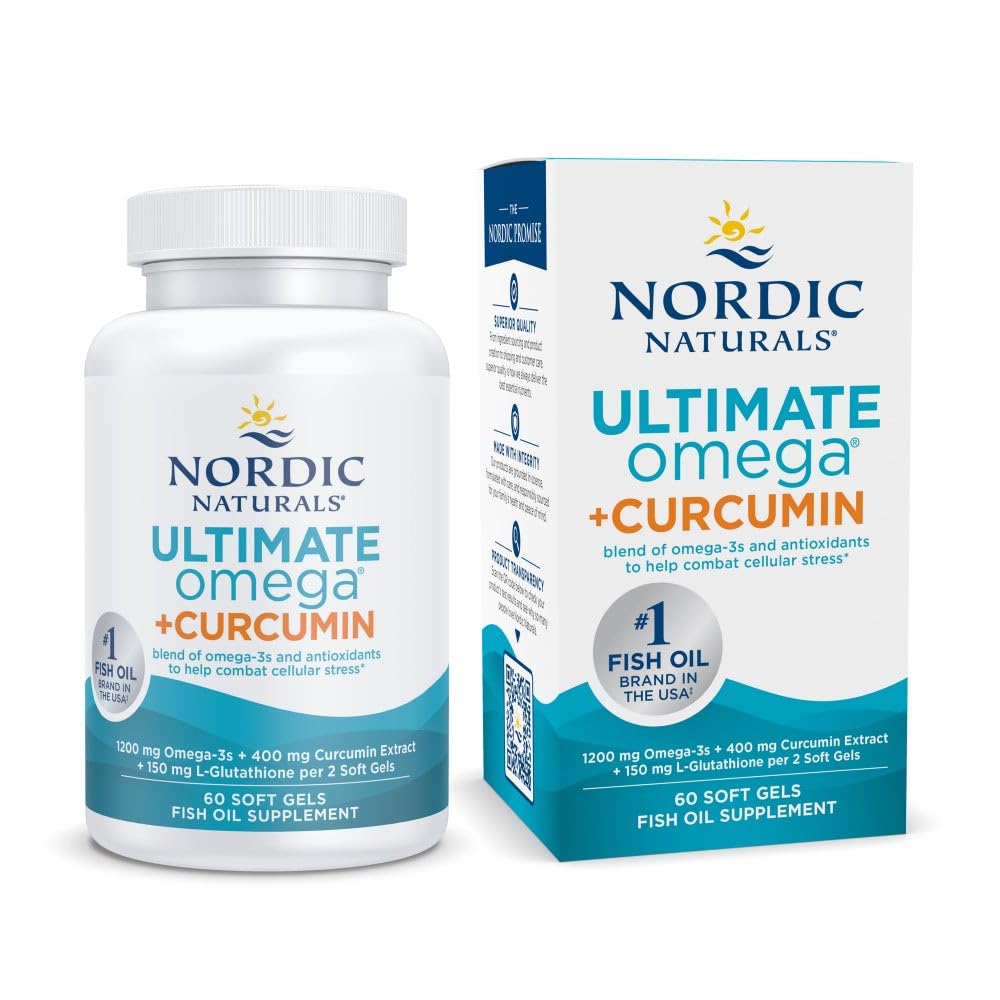 Nordic Naturals Omega Curcumin Lemon bottle front