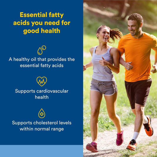 Omega Factors Flaxseed Oil bottle back label