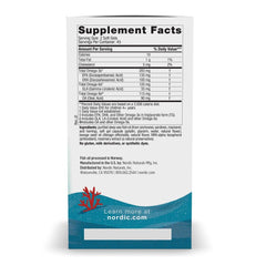 Close-up of lemon-flavored omega-3 mini soft gels