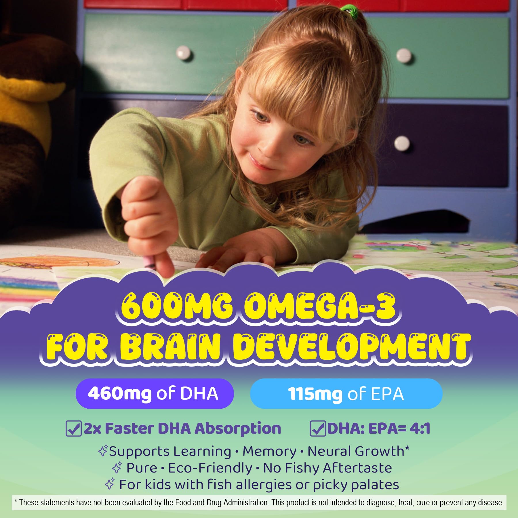 Brain and cognitive support visuals for kids