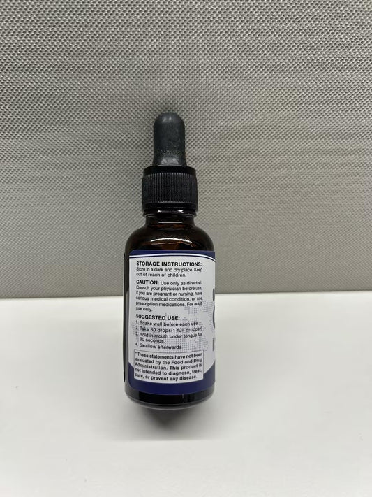 Omega 3-6-9 oil drops 4-pack bottle label close-up