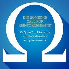 Illustration showing 21 digestive enzymes in Omega-Zyme Ultra