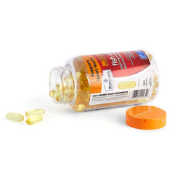 Enteric-coated fish oil softgel image (no fishy aftertaste)