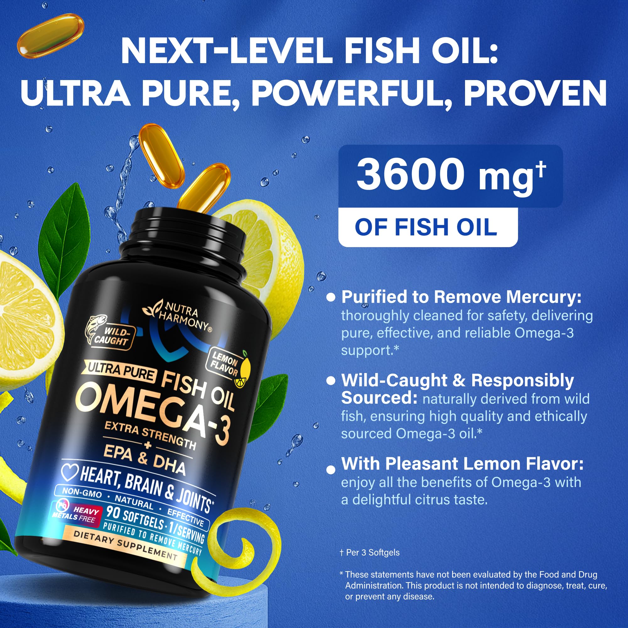 Wild-caught, purified fish oil source