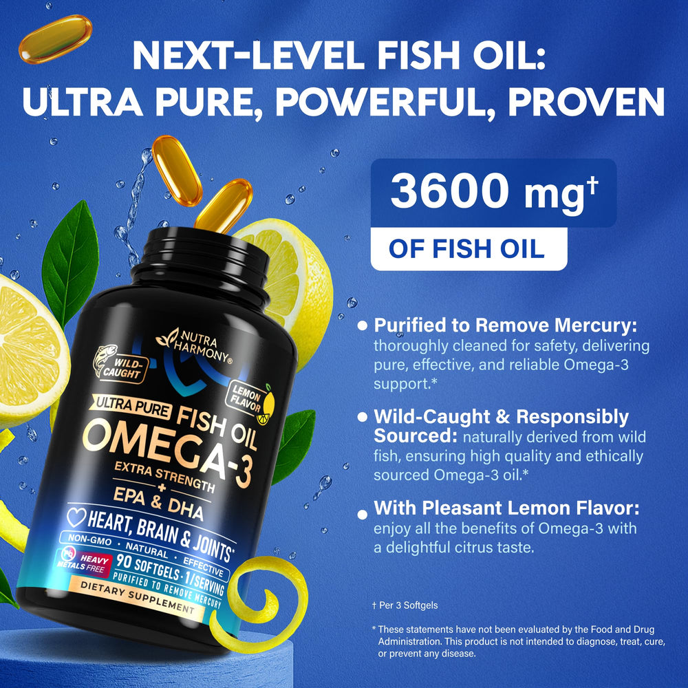 Wild-caught, purified fish oil source