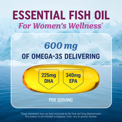 Evening primrose oil supplement bottle for women (800mg)