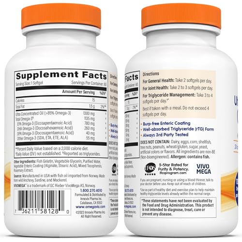 No fishy burps feature of OmegaVia omega-3