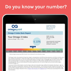 Central CLIA-certified lab processing OmegaQuant samples