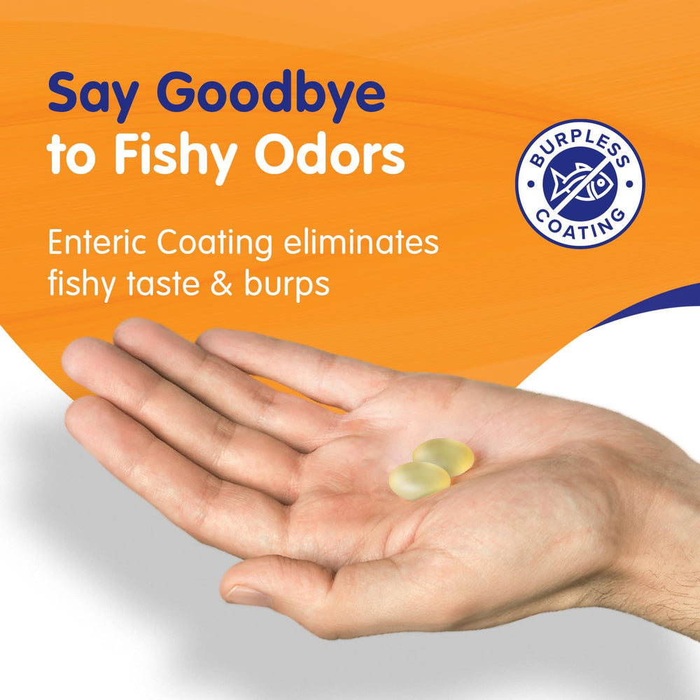 CO2 chromatography purification badge on OmegaVia EPA 500 packaging