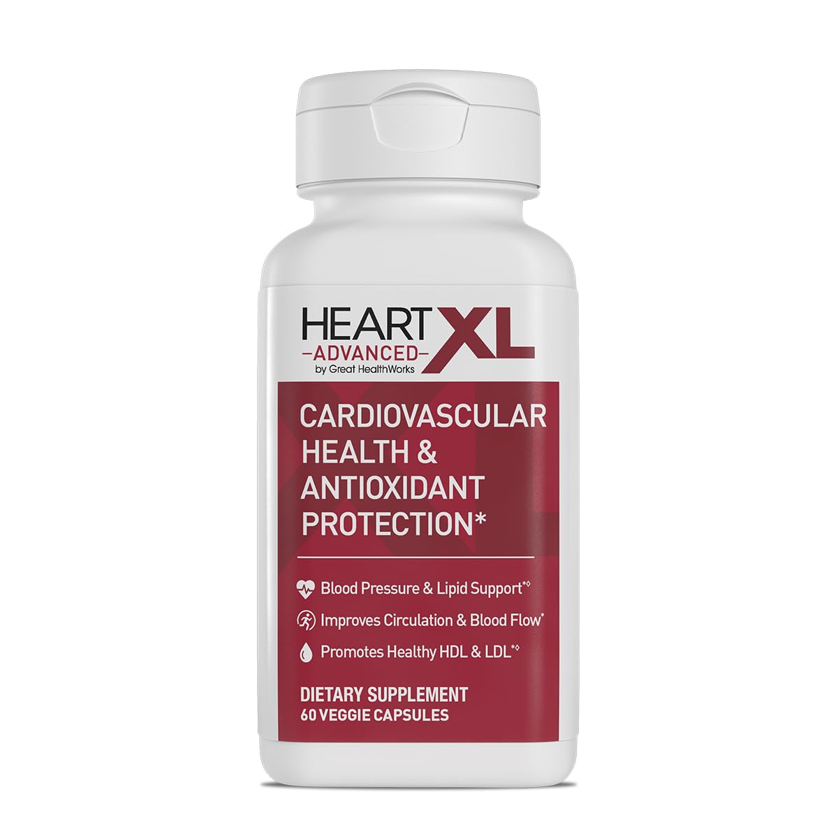 OmegaXL HeartXL Advanced bottle on white background