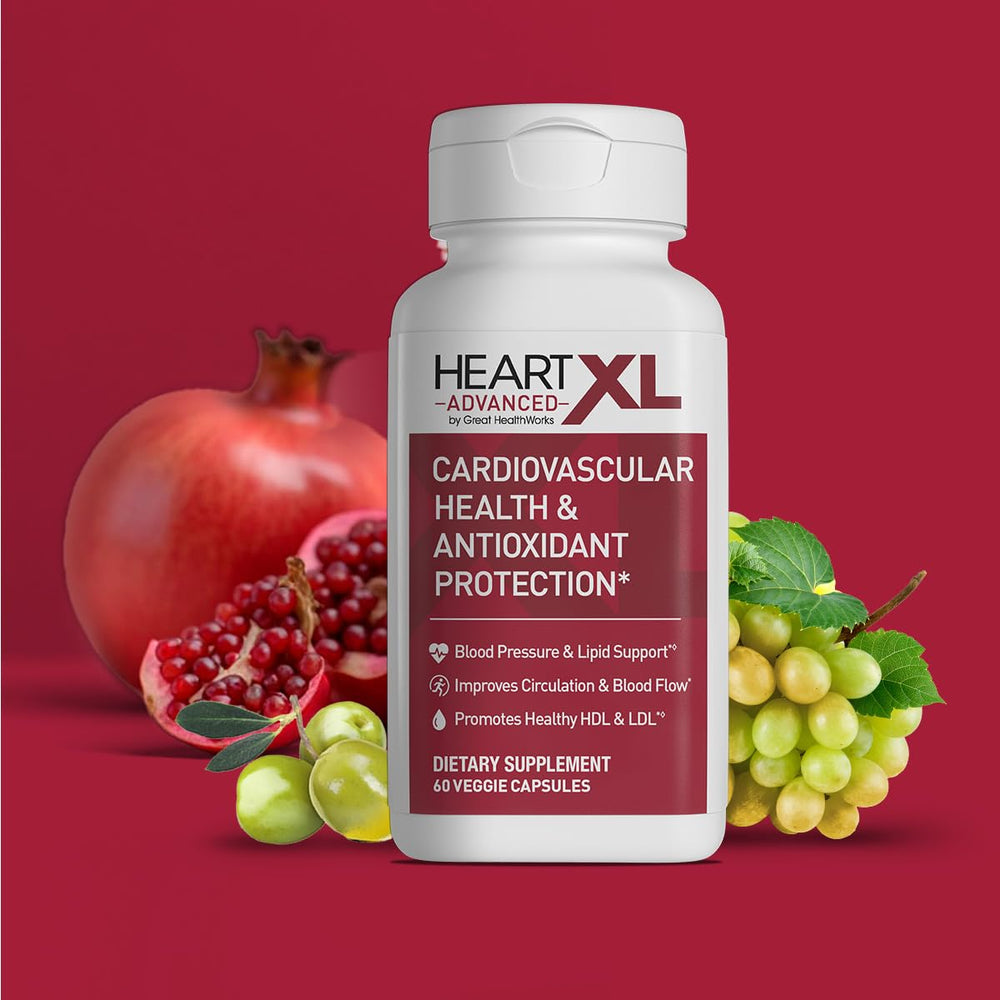 Icons showing healthy LDL and HDL cholesterol balance