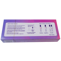 Home-use OMGWYSIWYG pregnancy test packaging