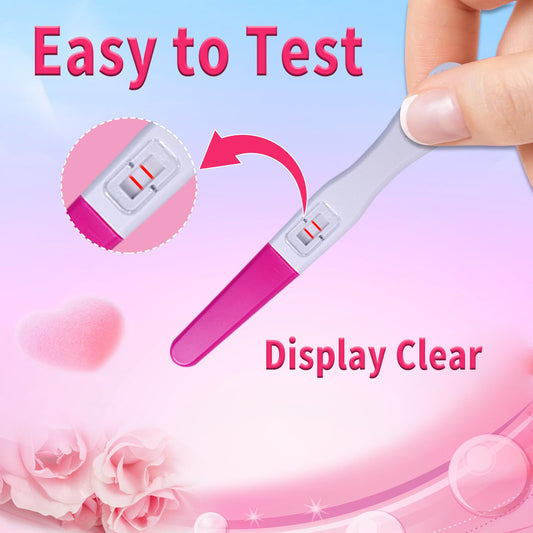 Dip test in urine for pregnancy detection
