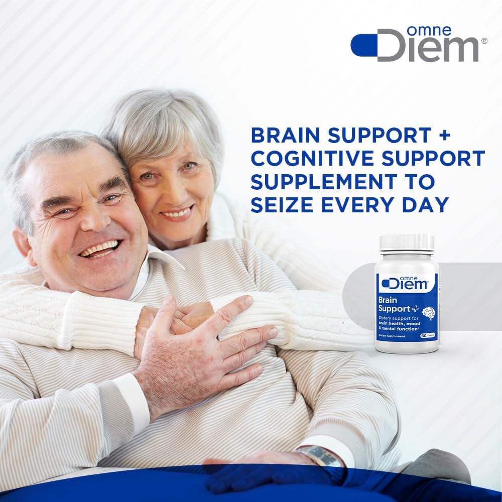 Close-up of Omne Diem Brain Support label showing Cerenx and MecobalActive