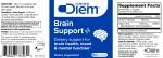 Branding and packaging layout for Omne Diem Brain Support