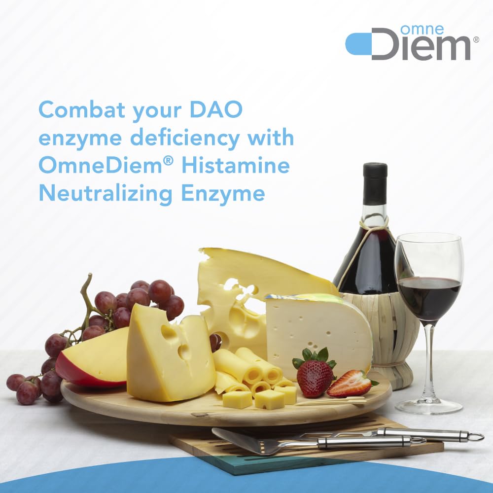 Omne Diem DAO 30,000 HDU capsules arranged for convenient pre-meal use.