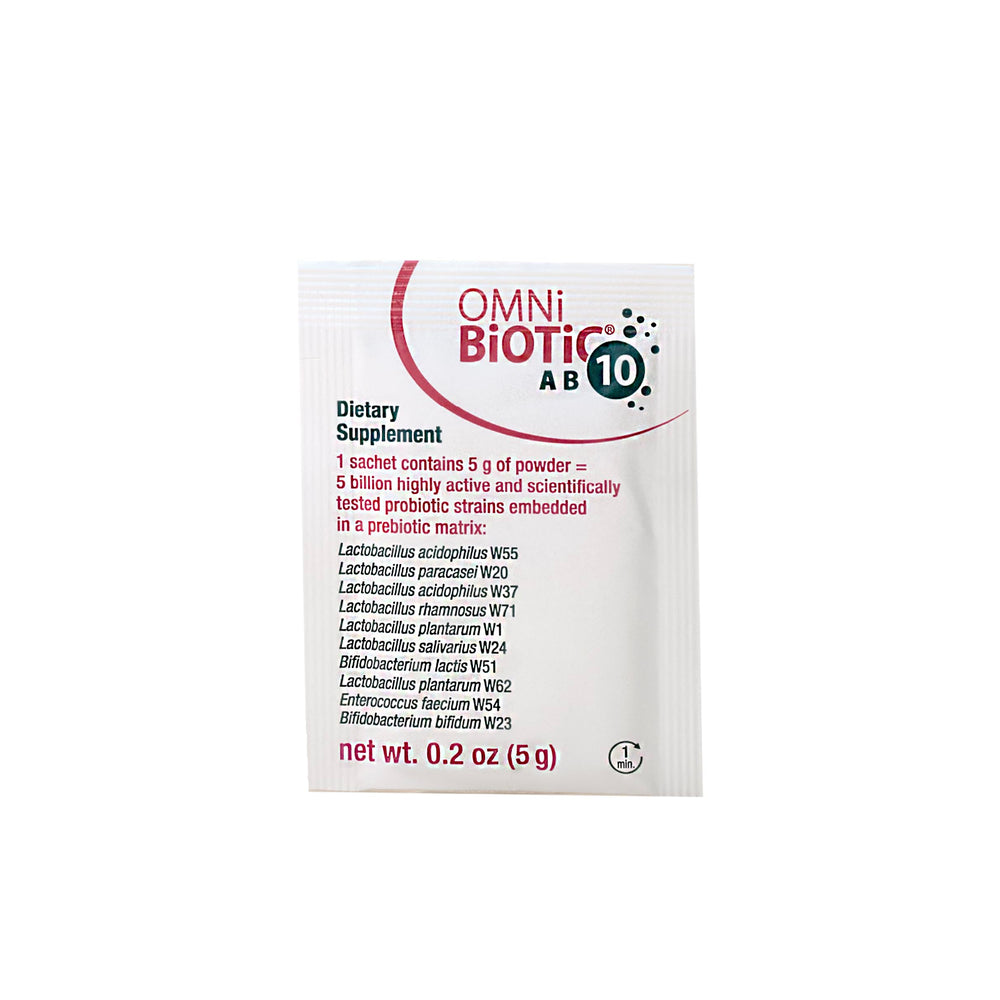Clinical testing and gut health restoration with AB 10