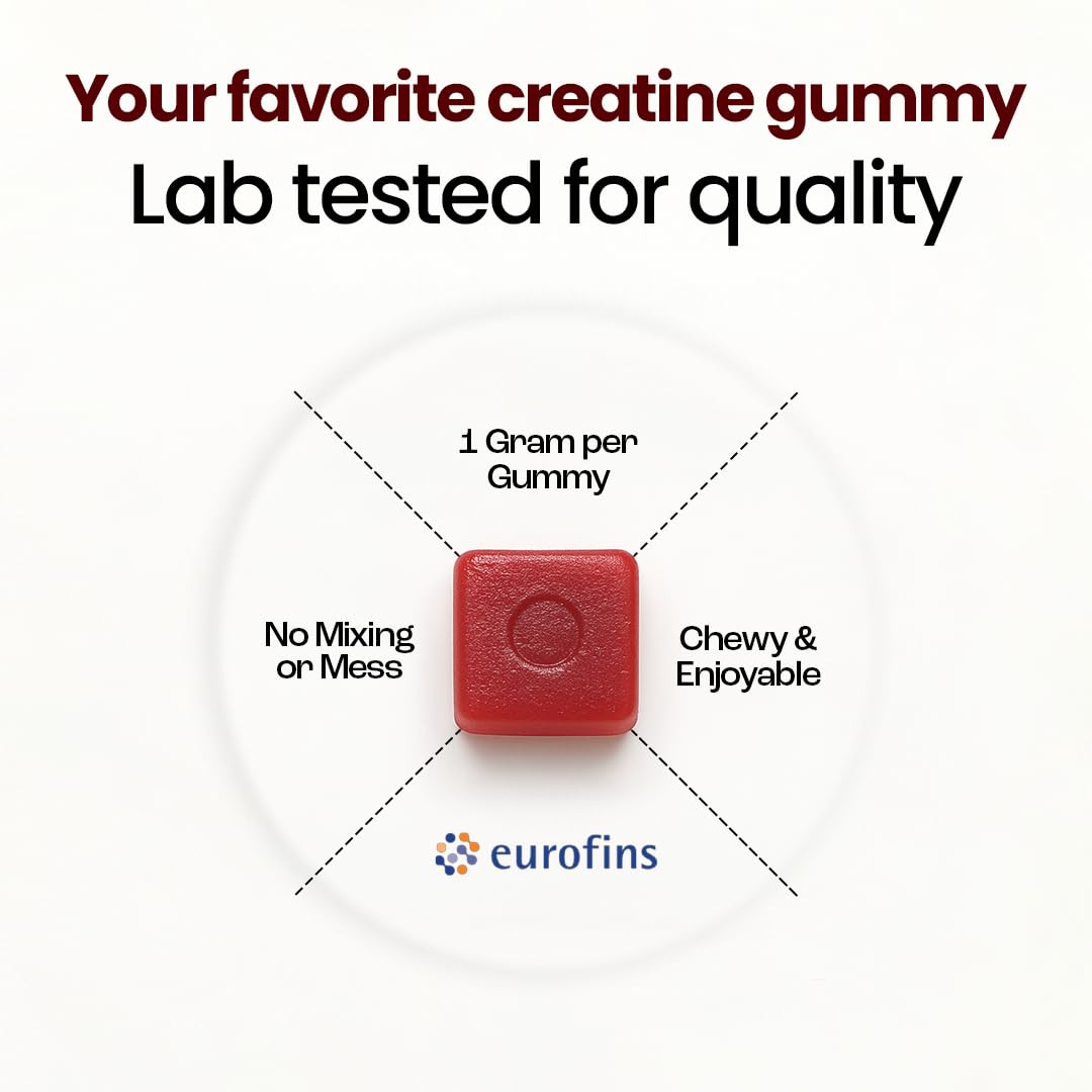 OMNI Creatine Gummies Watermelon close-up—tasty, convenient daily support