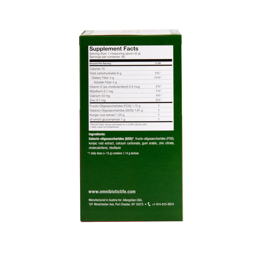 Jar of Omni-Logic Plus Prebiotic Fiber Powder