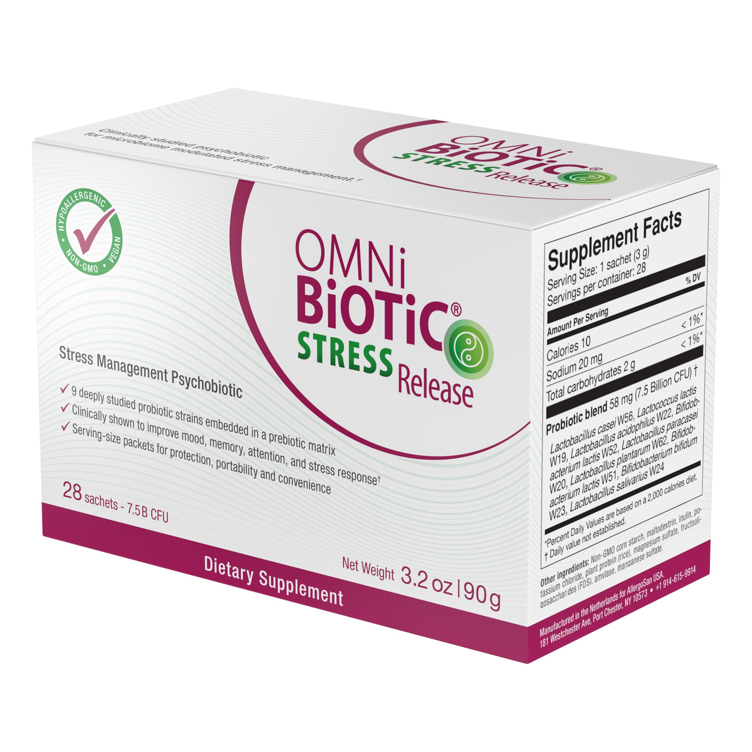 Illustration of gut-brain axis benefits from OMNi BiOTiC Stress Release