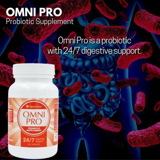 Natural veggie capsules for Omni Pro probiotic