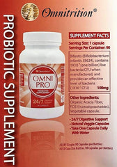 Capsules with a glass of water for daily use