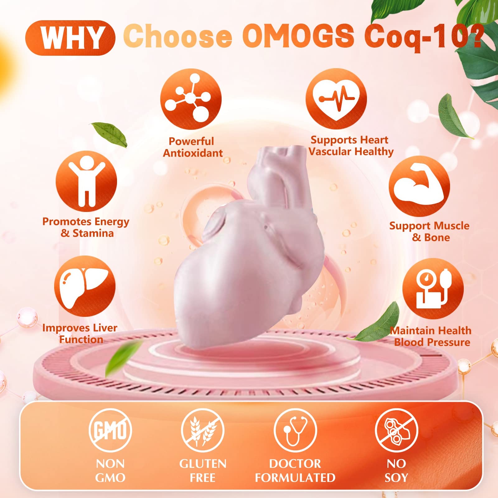 OMOGS CoQ10 immune support visual