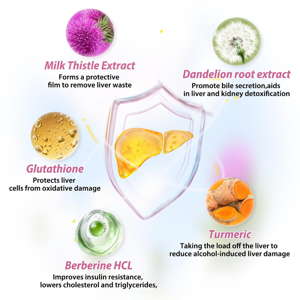 Glutathione and curcumin in liver support supplement