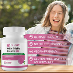 Milk thistle liver health formula with dandelion root and glutathione