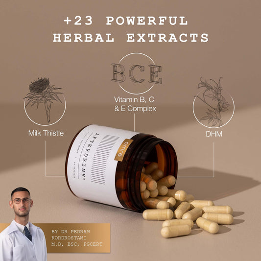 Close-up of Milk Thistle and DHM ingredients