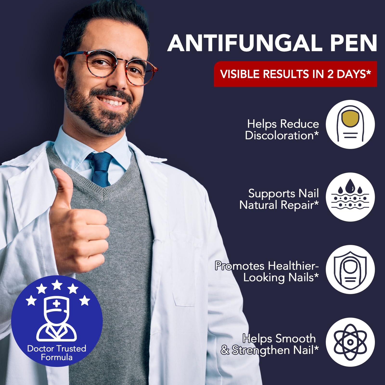 OMZOK Toenail Fungus Pen with tea tree oil for soothing botanical blend.
