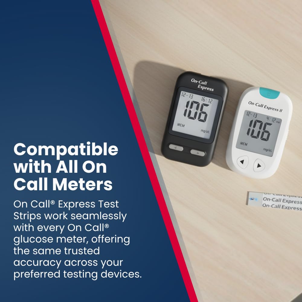 On Call Express strip shown with auto-calibration for simple testing at home.