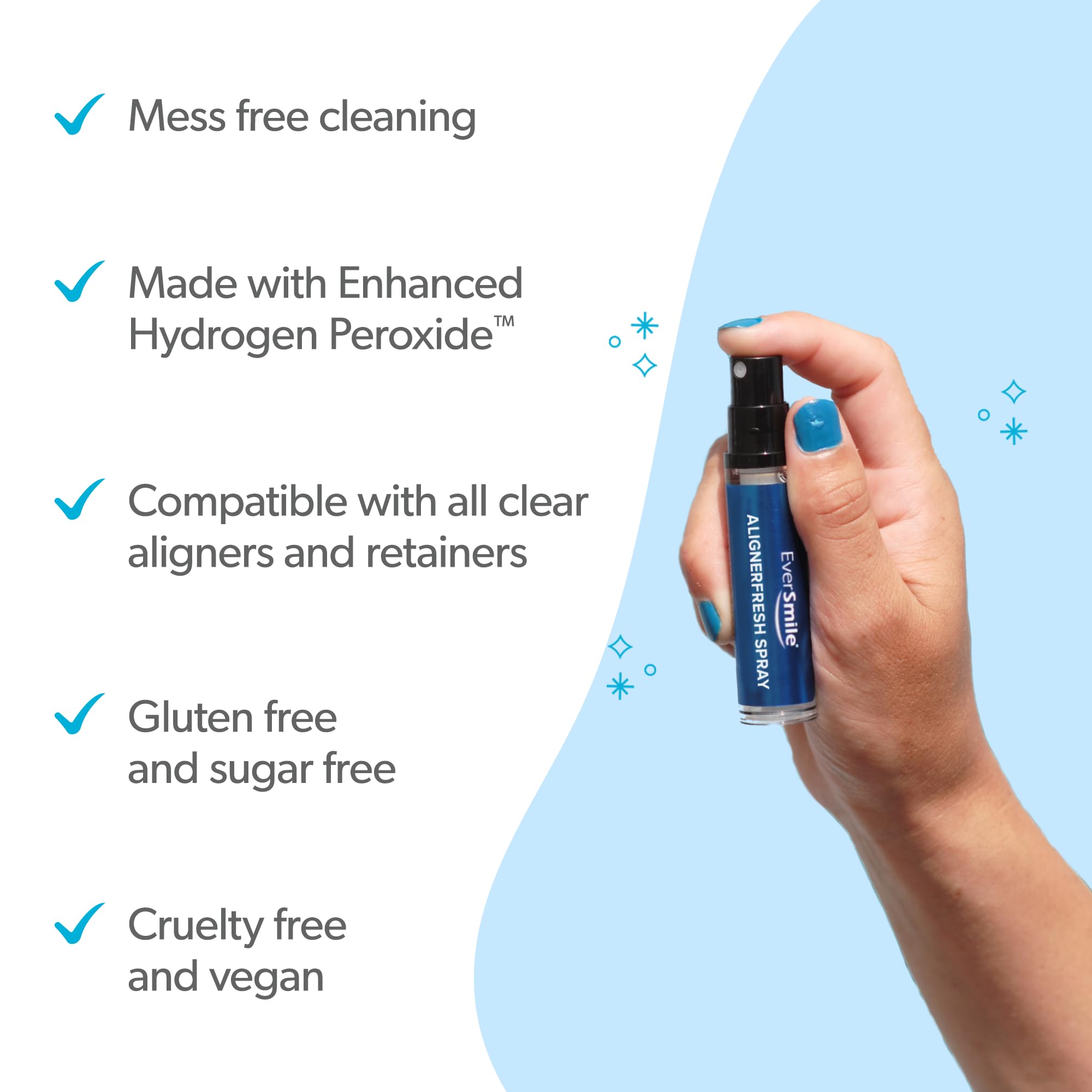 Pocket-sized travel spray for on-the-go cleaning